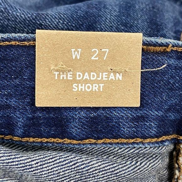 Madewell Women's The Dad Jean Short Button Fly Jean Shorts  NWT  |   Size:  27 - Picture 11 of 15